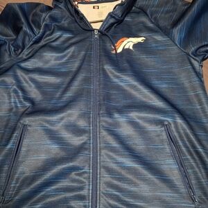 Denver Broncos NFL Team Logo Blue Jacket